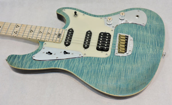 Valiant Mercury ‘Blue In Green’, Maple Neck with Stainless Steel Frets