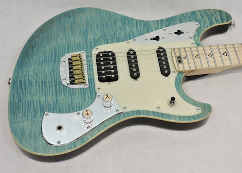 Valiant Mercury ‘Blue In Green’, Maple Neck with Stainless Steel Frets
