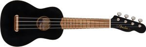 Fender Venice Soprano Ukulele. Black