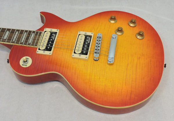 Vintage V100THB Flamed Thru Honeyburst