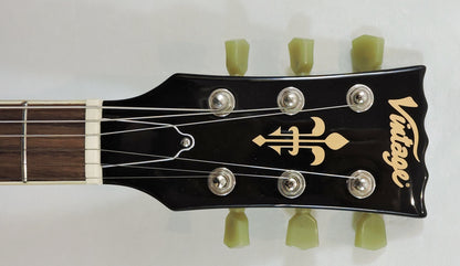 Vintage V100P Reissued Electric Guitar Boulevard Black