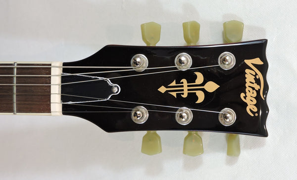 Vintage V100P Reissued Electric Guitar Cherry Sunburst