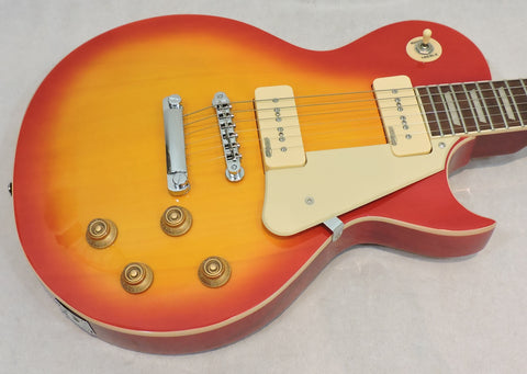 Vintage V100P Reissued Electric Guitar Cherry Sunburst
