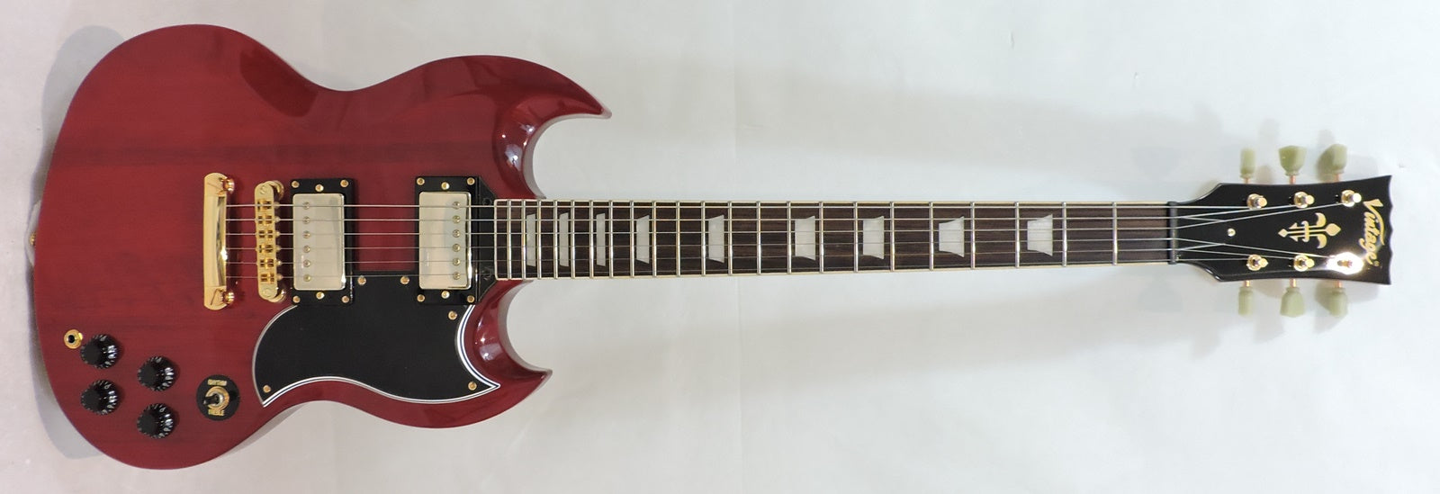 Vintage VS6 CG Reissued Cherry Red Gold Hardware