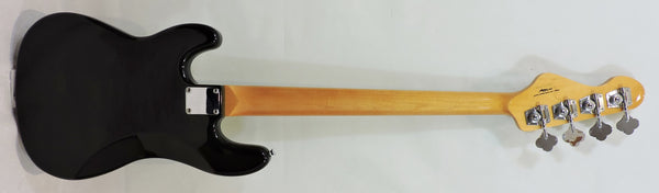 Vintage V4 ReIssued Bass Guitar Rocker Black Mirror Scratchplate
