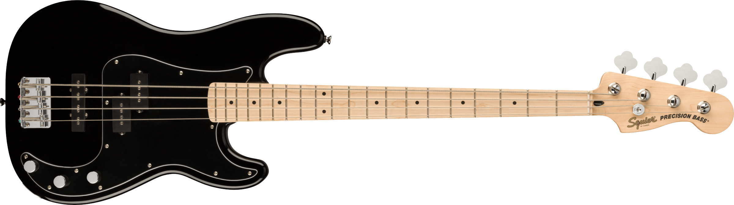 Squier Affinity Series™ Precision Bass® PJ Bass. Black. Maple Neck