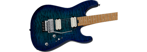 Charvel Pro-Mod Plus San Dimas® Style 1 HH FR CM, Carmalized Maple Fingerboard, Chlorine Burst - COMING MAY 2025