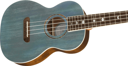 Fender Dani Harrison Uke, Walnut Fingerboard, Turquoise