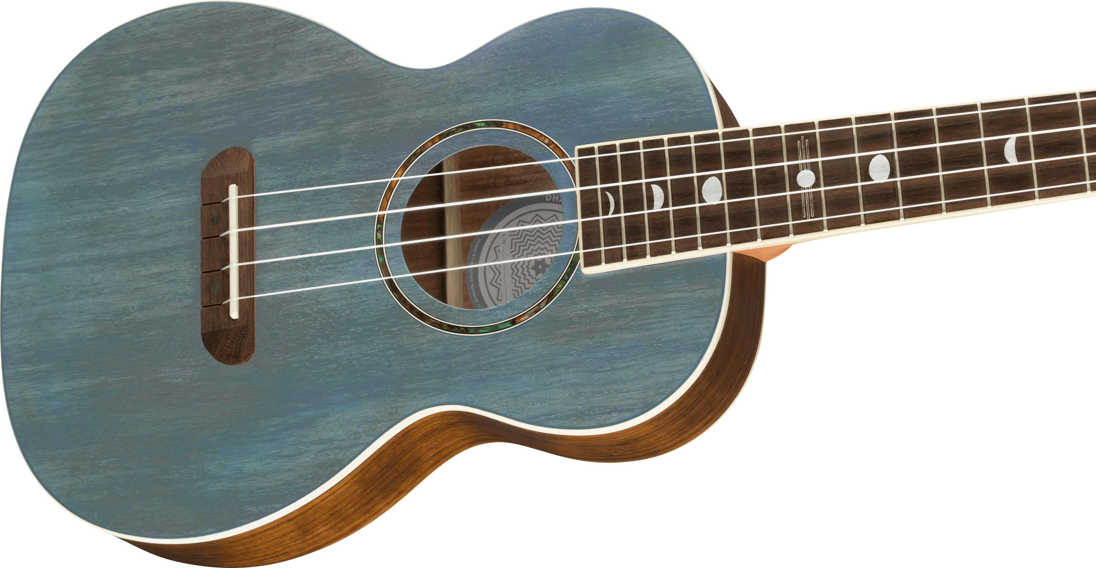 Fender Dani Harrison Uke, Walnut Fingerboard, Turquoise