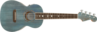 Fender Dani Harrison Uke, Walnut Fingerboard, Turquoise