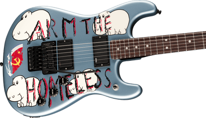 Fender Tom Morello "Arm The Homeless", Rosewood Fingerboard, Blue Ice Metallic