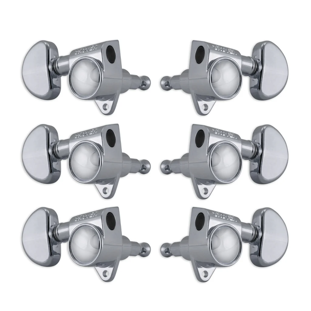 Grover Rotomatics 18:1 Gear Ratio 102-18 Series Chrome Set 3+3