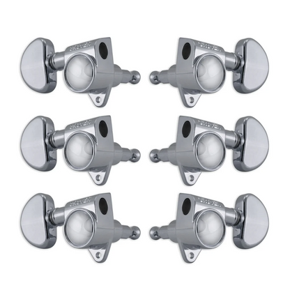 Grover Rotomatics 18:1 Gear Ratio 102-18 Series Chrome Set 3+3