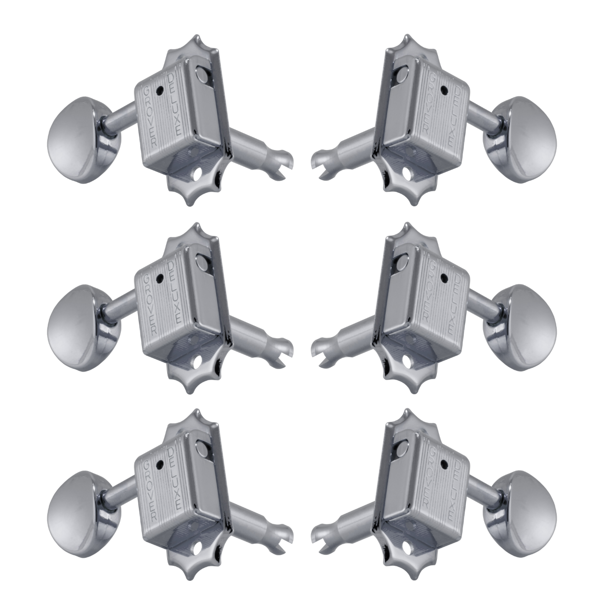 Grover Deluxe 133c Chrome Machine-heads 3+3