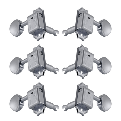 Grover Deluxe 133c Chrome Machine-heads 3+3