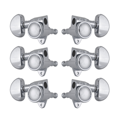 Grover Roto-Grip 502c Locking Machine-heads Chrome 3+3