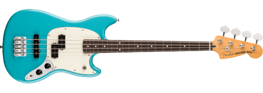 Fender Player II Mustang Bass PJ. Aquatone Blue