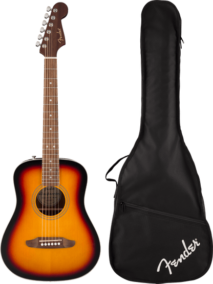 Fender California Standard Redondo Mini with Bag, 3-Tone Sunburst