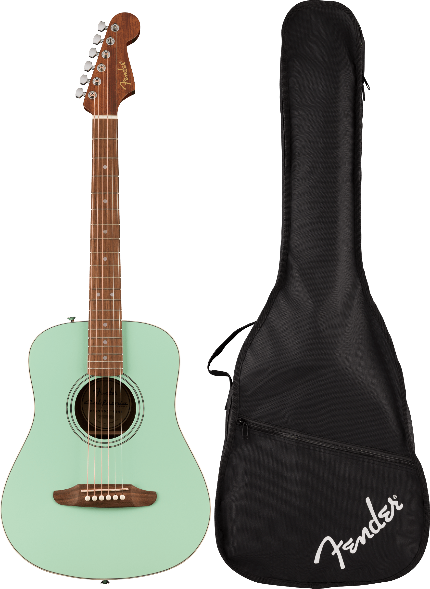 Fender California Standard Redondo Mini with Bag, Surf Green