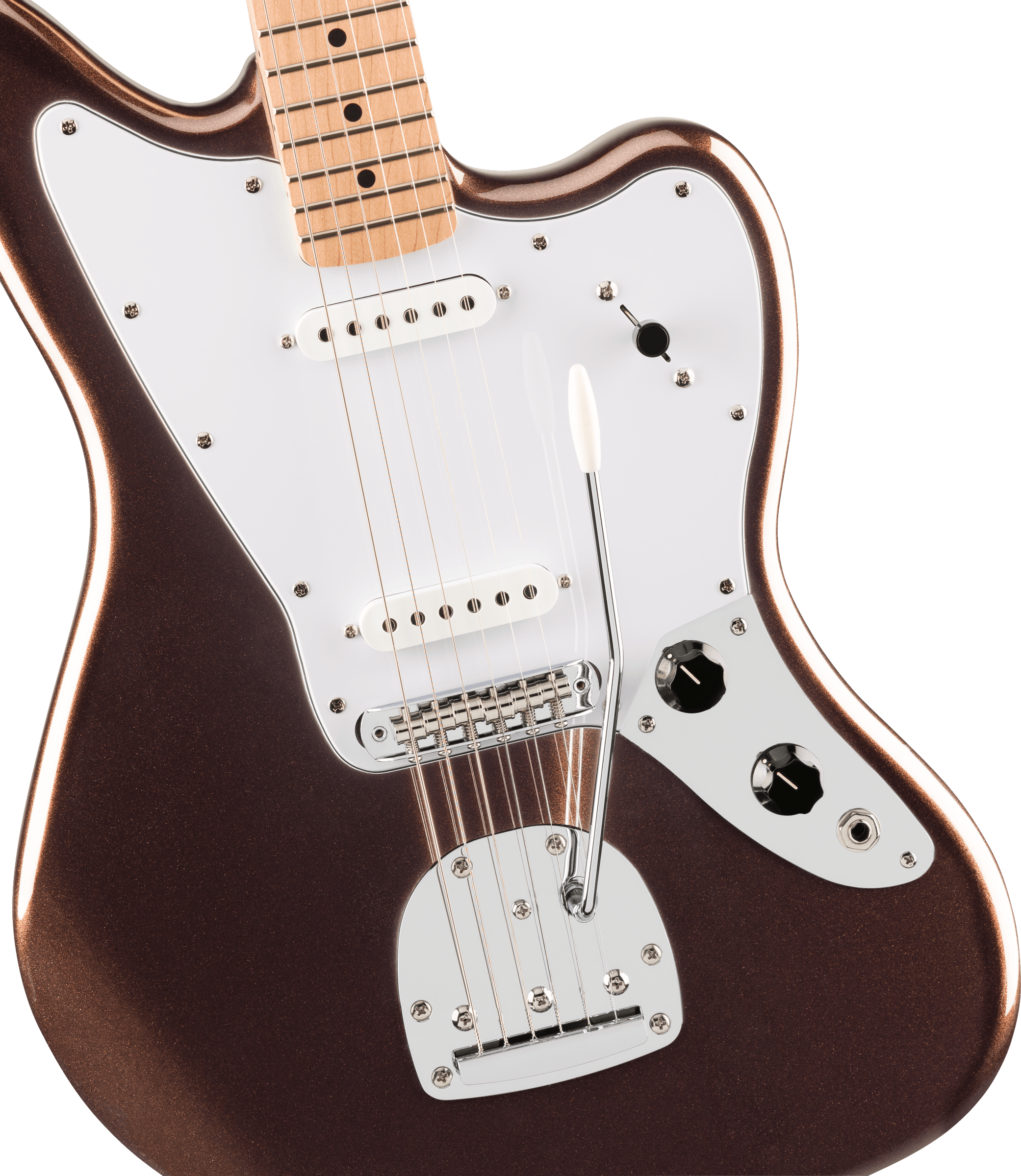 Squier Affinity Series Jaguar, Maple Fingerboard, Mystic Metallic Brown