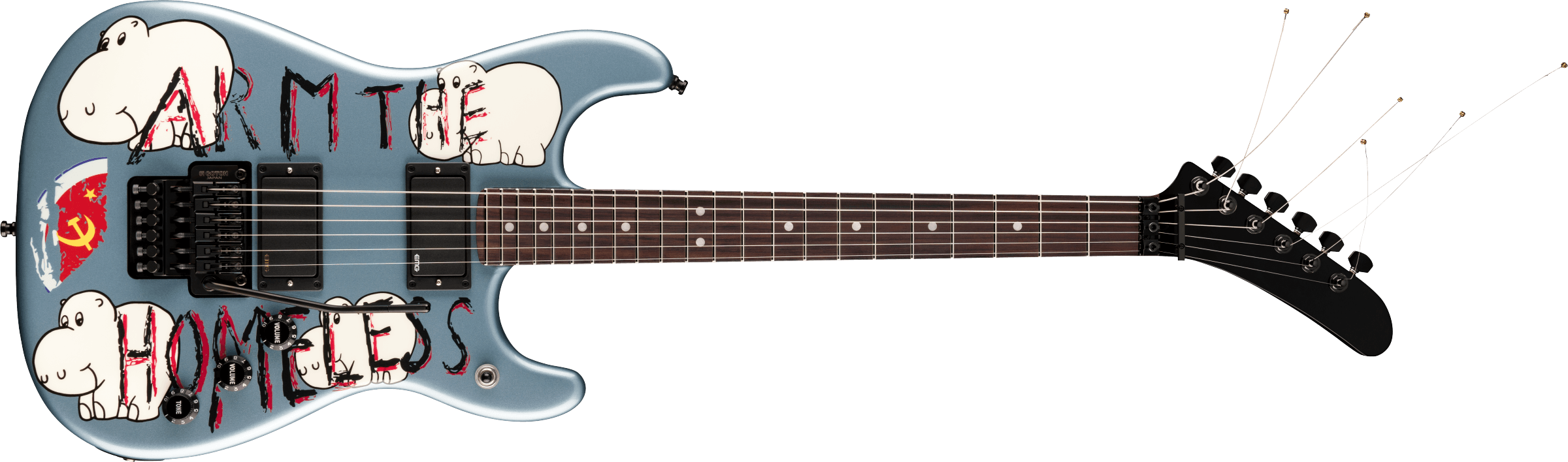 Fender Tom Morello "Arm The Homeless", Rosewood Fingerboard, Blue Ice Metallic - COMING JANUARY 2026