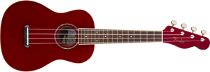 Fender Zuma Classic Concert Ukulele. Candy Apple Red