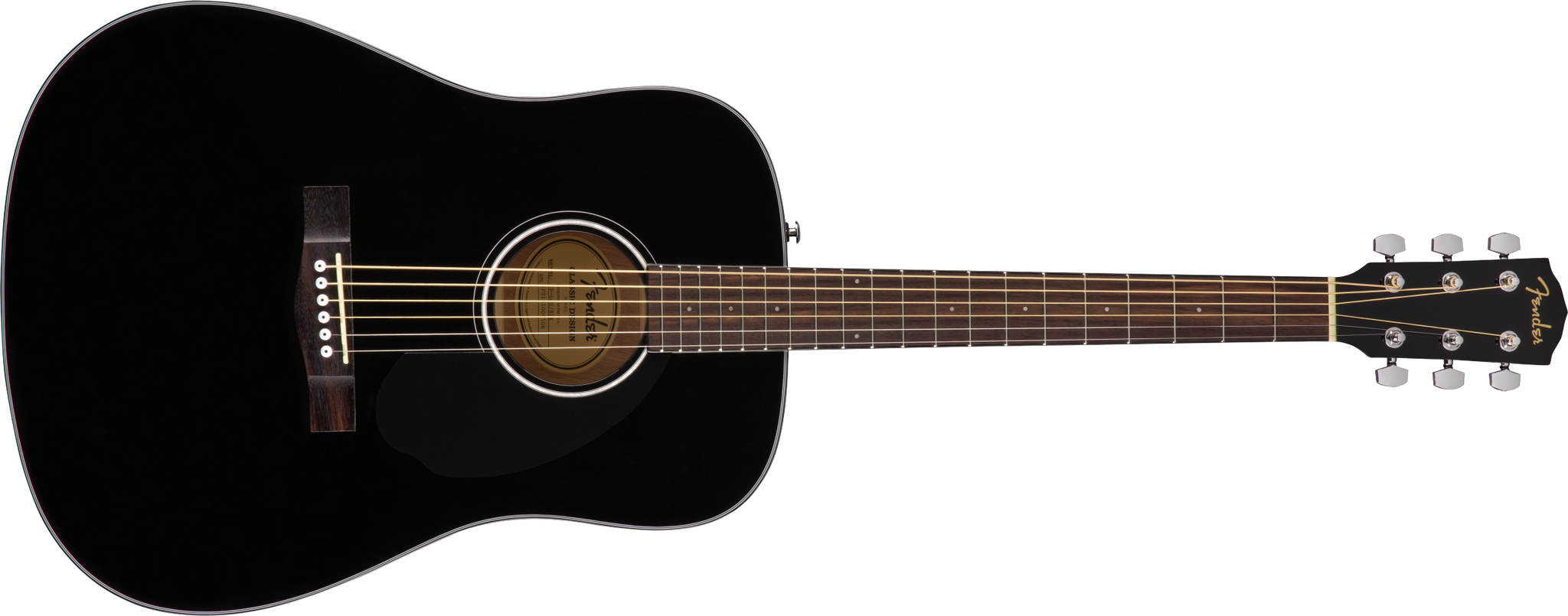 Fender CD-60 Dreadnought Acoustic Guitar. Black