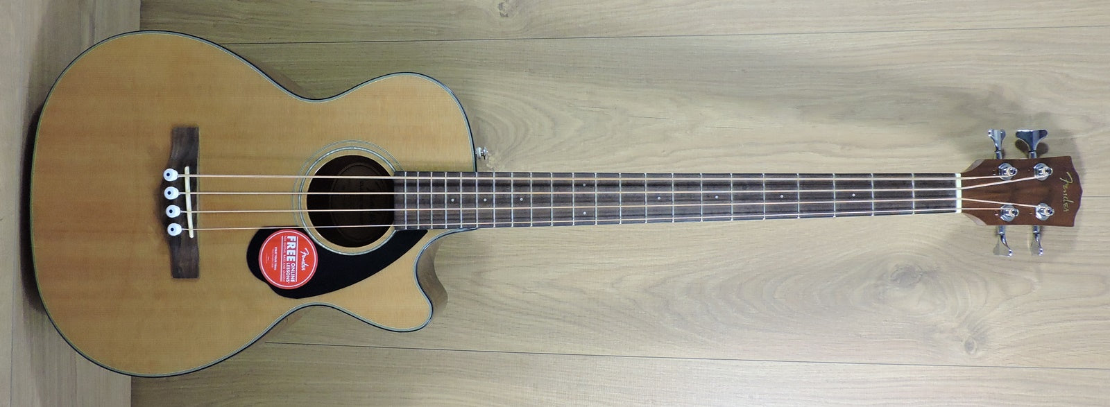 Fender CBSCE Acoustic Bass Natural – Langley Guitar Centre