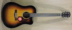 Fender CD-140SCE Electro-Acoustic Guitar. Sunburst including hard case