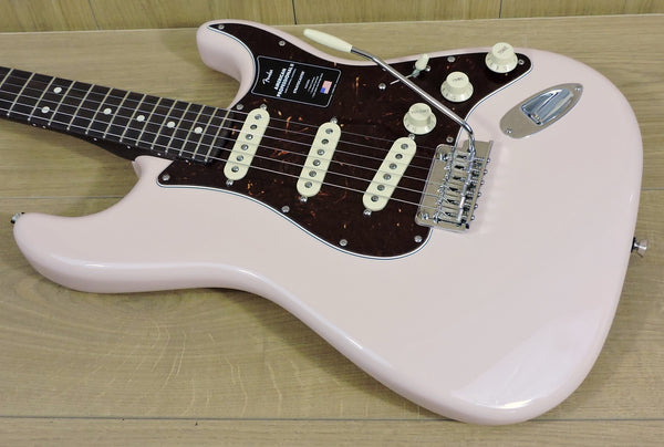 Fender American FSR Professional ll Stratocaster. Shell Pink. Solid Rosewood Neck