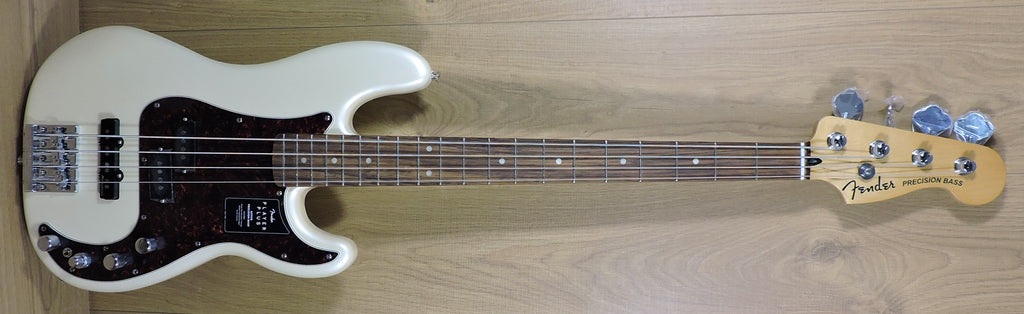 Fender Player Plus Precision Bass Olympic Pearl – Langley Guitar