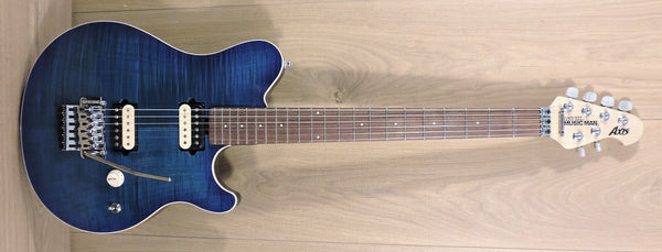 Musicman AXIS. Balboa Blue Burst Flame