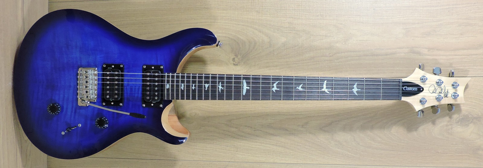 PRS SE Custom 24 Faded Blue Burst