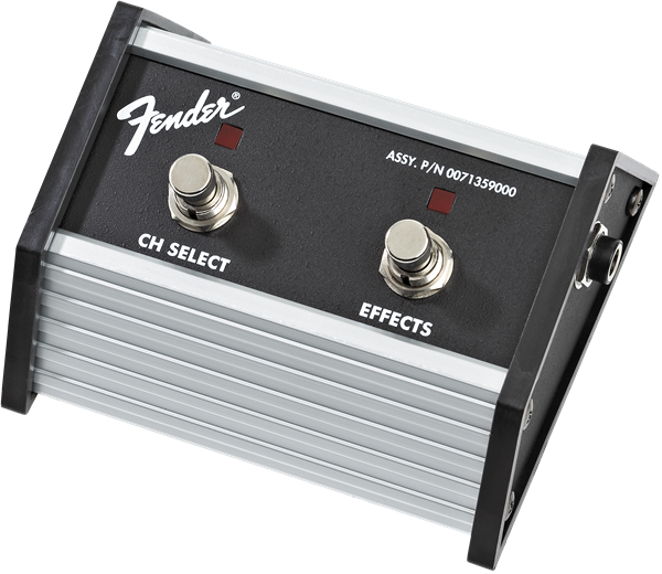 Fender 2-Button Footswitch: Channel Select-Effects On-Off