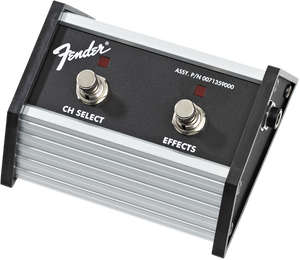 Fender 2-Button Footswitch: Channel Select-Effects On-Off